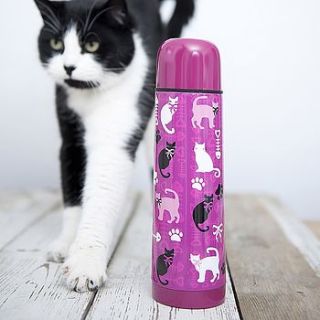 katrina kitty cat flask by the flask company