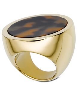 Michael Kors Gold Tone Tortoise Ring   Fashion Jewelry   Jewelry & Watches