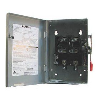 SIEMENS GF221NU 30 Amp, 2 Pole, 240 Volt, Cartridge Fused, General Duty, W/N Indoor Rated   Wall Light Switches  