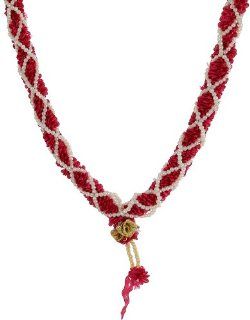 Indian wedding accessories varmala/garland jaimala adorned with pearls MVBR  Wedding Ceremony Accessories  