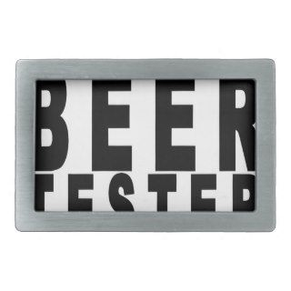 Professional Beer Taster T shirts B.png Rectangular Belt Buckles