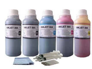ND 5 X 250ml Ink Refill Kit for Canon PGI 250 CLI 251, PGI 225 CLI 226, PGI 220 CLI 221, PGI 5 CLI 8, BCI 6, BCI 3e (4 Dye & 1 Pigment Black)