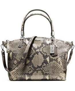 COACH MADISON SMALL KELSEY SATCHEL IN PYTHON EMBOSSED LEATHER   COACH   Handbags & Accessories