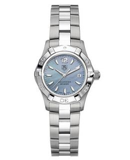TAG Heuer Womens Swiss Aquaracer Stainless Steel Bracelet Watch 27mm WAF1417.BA0823   Watches   Jewelry & Watches