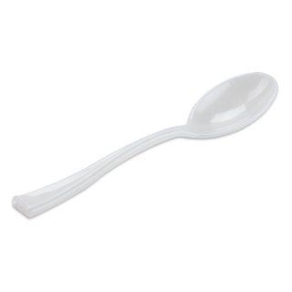 Fineline Settings 48 Piece Tiny Temptations Tasters Spoons, 3.9 Inch, White Kitchen & Dining