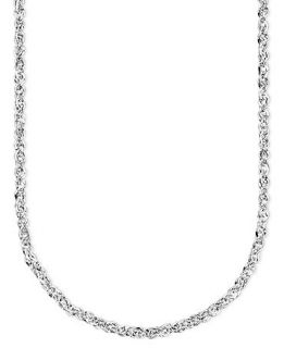 14k White Gold Chain Necklace   Necklaces   Jewelry & Watches