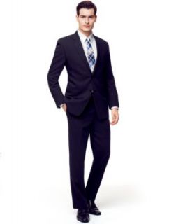 Calvin Klein Suit Separates Charcoal Pindot 100% Wool Slim Fit   Suits & Suit Separates   Men