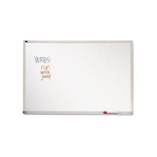 Melamine Whiteboard, Aluminum Frame, 72 x 48   Dry Erase Boards