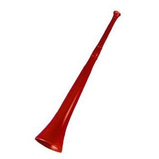 Vuvuzela Stadium Horn , 29 Inch Collapsible Noise Maker   Red Toys & Games
