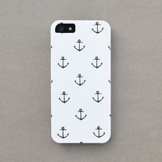 anchor print case for iphone by apple cart