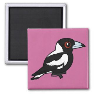 Birdorable Australian Magpie Magnets