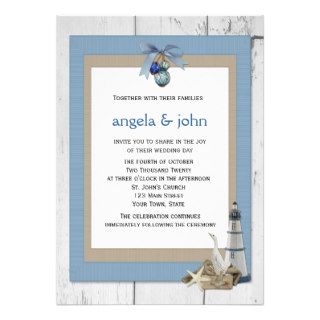 Nautical Themed Invitation