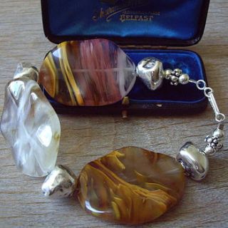tiger cherry quartz bracelet by ava mae designs