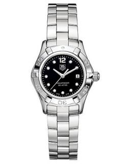 TAG Heuer Womens Aquaracer Stainless Steel Bracelet Watch 27mm WAF141C.BA0824   Watches   Jewelry & Watches