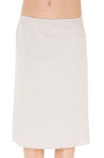 Armani Collezioni Grey Wool Knee Length Skirt, 10, Grey