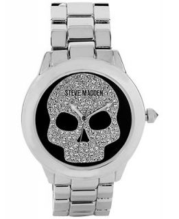 Steve Madden Watch, Womens Silver Tone Bracelet 40mm SMW00021 01   Watches   Jewelry & Watches