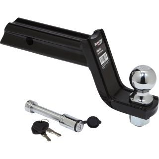 Ultra-Tow XTP Receiver Hitch Starter Kit – Class III, 4in. Drop, 5,000Lb. Tow Weight, Locking Hitch Pin  Mount Kits