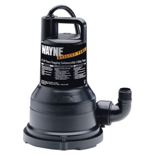 Wayne Energy Efficient Submersible Stainless Steel/Cast Iron Sump Pump — 4600 GPH, 22ft. Max Total Head, Model# EE980  Sump Pumps