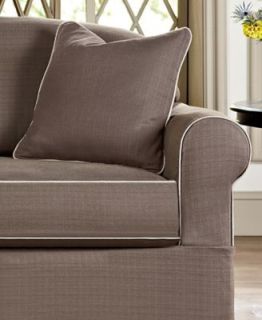 Sure Fit Twill Supreme 2 Piece Sofa Slipcover   Slipcovers   For The Home