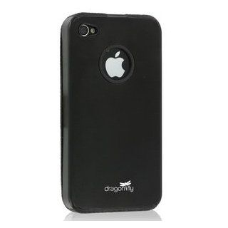 Dragonfly Element Shield Cover for iPhone 4, Black Electronics