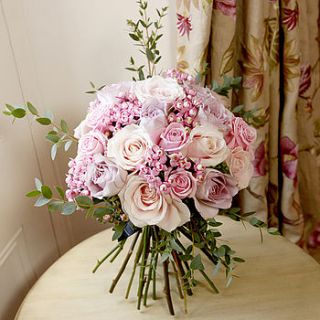 vintage inspired floral bouquet by tineke floral designs