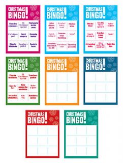 christmas bingo game by knockout