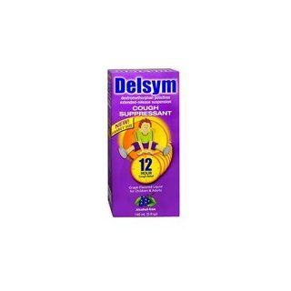 Delsym Delsym Children 12 Hour Cough Suppressant Grape, Grape 5 oz (Pack of 3) Health & Personal Care