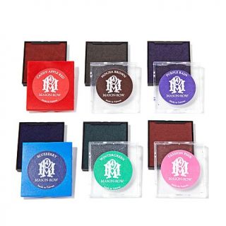 Mason Row Set of 6 Colored Ink Pads