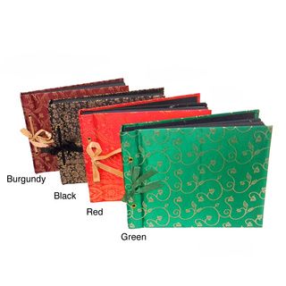 Small Handcrafted Ornate Scrapbook and Handmade Paper Pages (India) Books & Journals