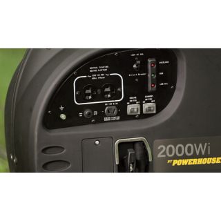 Powerhouse Portable Inverter Generator — 2000 Surge Watts, 1900 Rated Watts, Model# 2000Wi