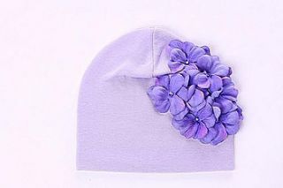 lavender geranium hat by mango baby