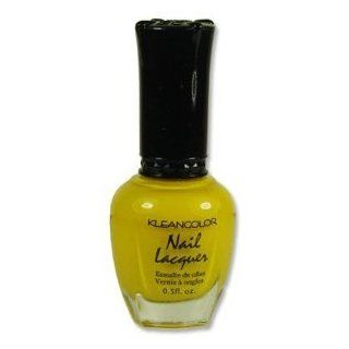 Kleancolor Nail Lacquer Neon Yellow 18 Health & Personal Care