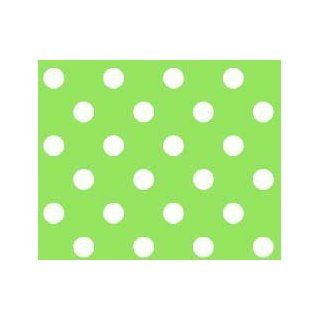 SheetWorld Fitted Cradle Sheet   Primary Polka Dots Green Woven   Made In USA  Baby