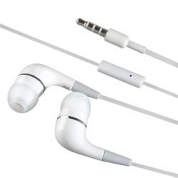 White 3.5 mm Stereo Headset for Motorola MB810 Droid X Eforcity Hands free Devices