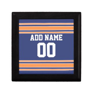 Team Jersey with Custom Name and Number Trinket Box