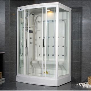 Steam Planet Luxury Sliding Door Steam Shower with Whirlpool Tub
