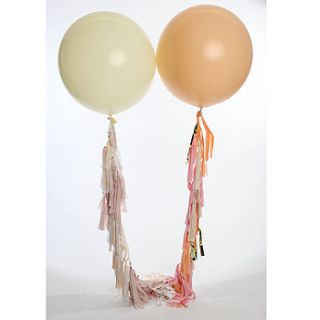 perfect duo of tassel tail balloons by bubblegum balloons