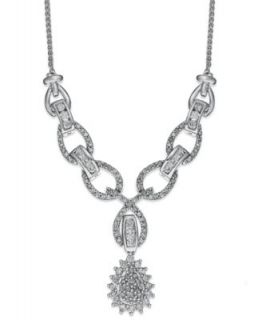 YellOra Diamond Necklace, YellOra Diamond Rectangle Pendant (1/3 ct. t.w.)   Necklaces   Jewelry & Watches