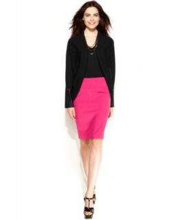Ellen Tracy Colorblock Printed Sweater & Slim Pencil Skirt   Women