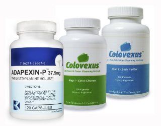 Adapexin and Colovexus   Diet Pills, Detox Steps and Appetite Suppressant   Colon Cleanse   Weight Loss Health & Personal Care