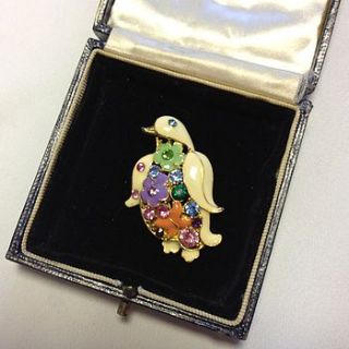 vintage penguin brooch by iamia