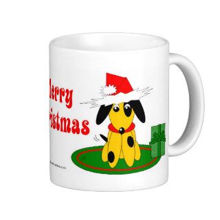 Christmas Dog and Gifts Merry Christmas Cup / Mug