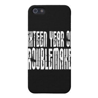 Funny Birthdays  Sixteen Year Old Troublemaker iPhone 5 Cover