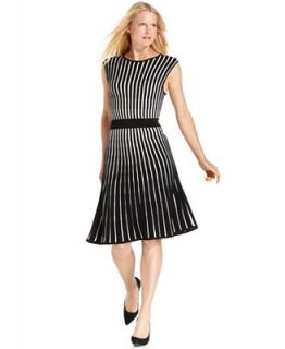 Calvin Klein Sleeveless Ombre Striped Dress   Dresses   Women