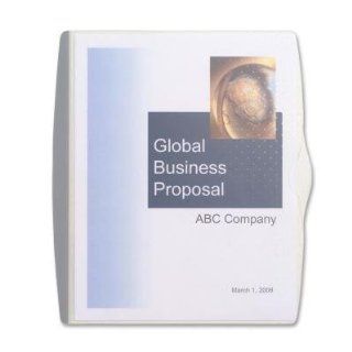 GBC Presentation Sleeve, Letter Size, Translucent Gray with Dots (W21536)  Business Report Covers 