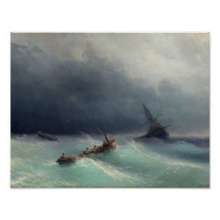 Storm at Sea Posters