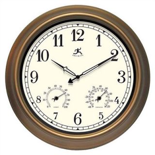 infinity instruments the craftsman outdoor wall clock with