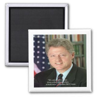 President Clinton "Helping Others" Wisdom Gifts Refrigerator Magnets