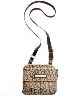 Calvin Klein Hudson CK Jacquard Crossbody   Handbags & Accessories