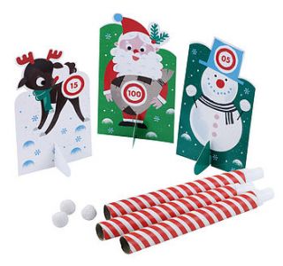 snowball splatter christmas game by the 3 bears one stop gift shop